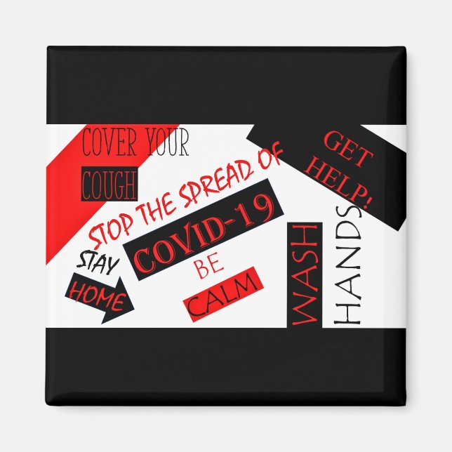 Covid-19 Magnet (Front)