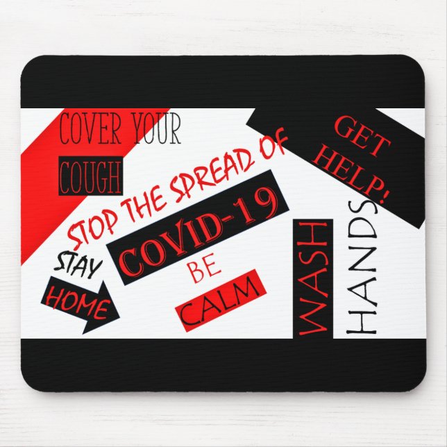 Covid-19 Mouse Pad (Front)