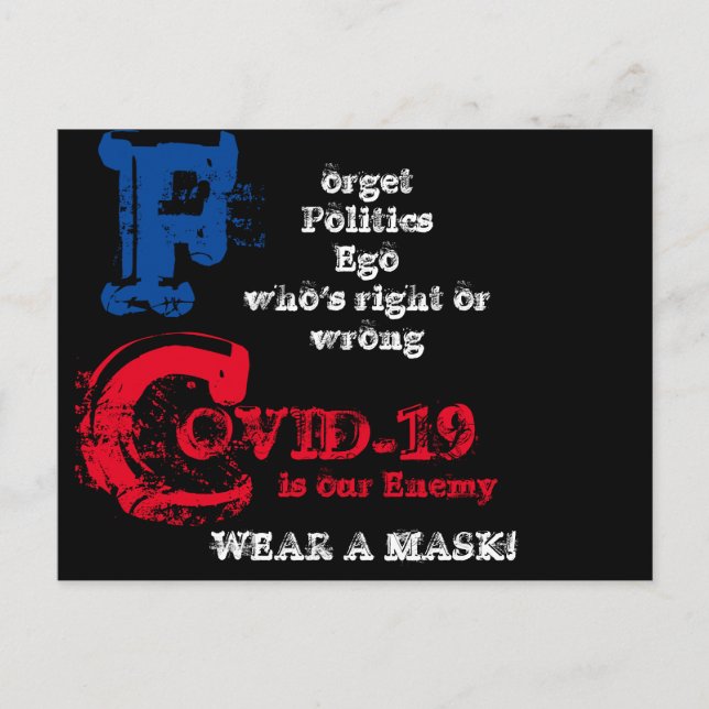 COVID-19 POSTCARD (Front)