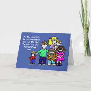 COVID-19  Thinking of You Family Greeting Card