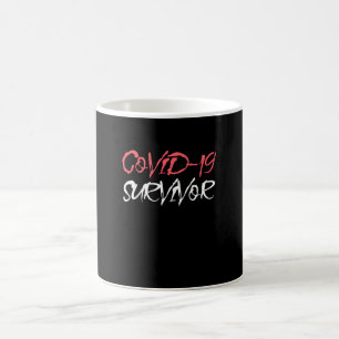 Covid-19 Virus Survivor Awareness Design Coffee Mug