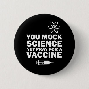 COVID 6 CM ROUND BADGE