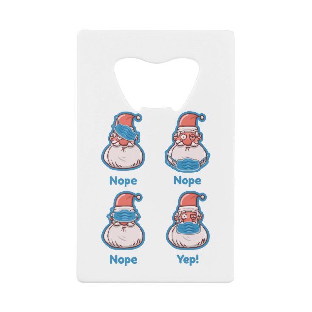 covid face mask santa claus xmas (Front)