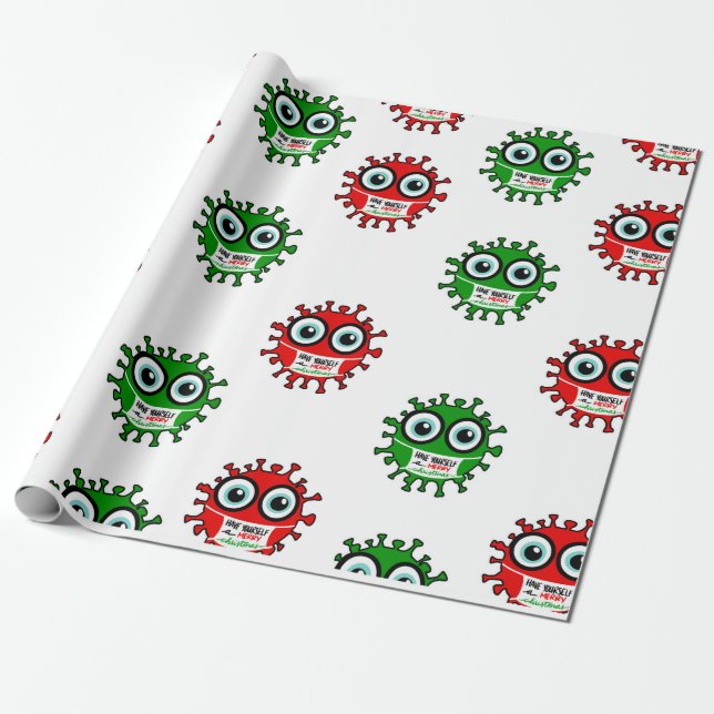Covid Gift Wrap (Unrolled)