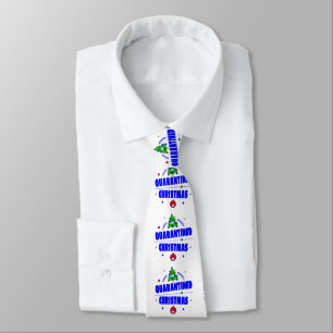 covid merry christmas tree lockdown quarantine tie