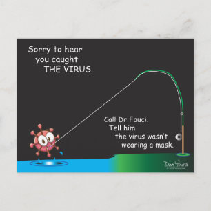 COVID Postcard #3 in CORONA series by Dan Youra