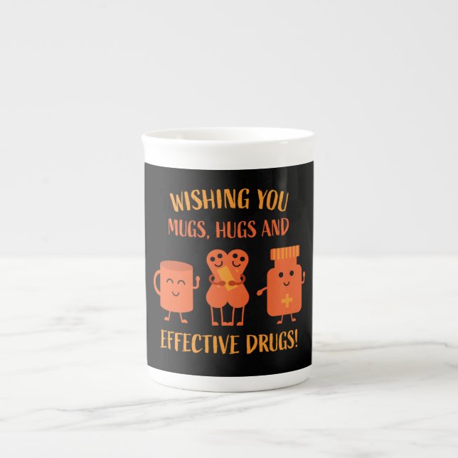 Covid Recovery Get Well Soon  Bone China Mug (Front)