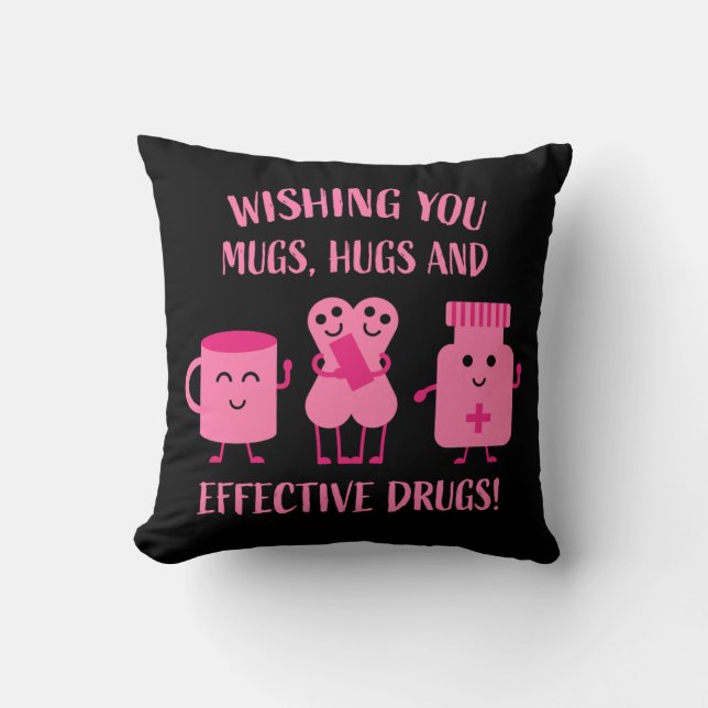 Covid Recovery Get Well Soon  Cushion (Front)