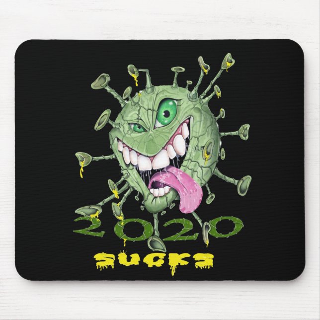 Covid sucks mouse pad (Front)