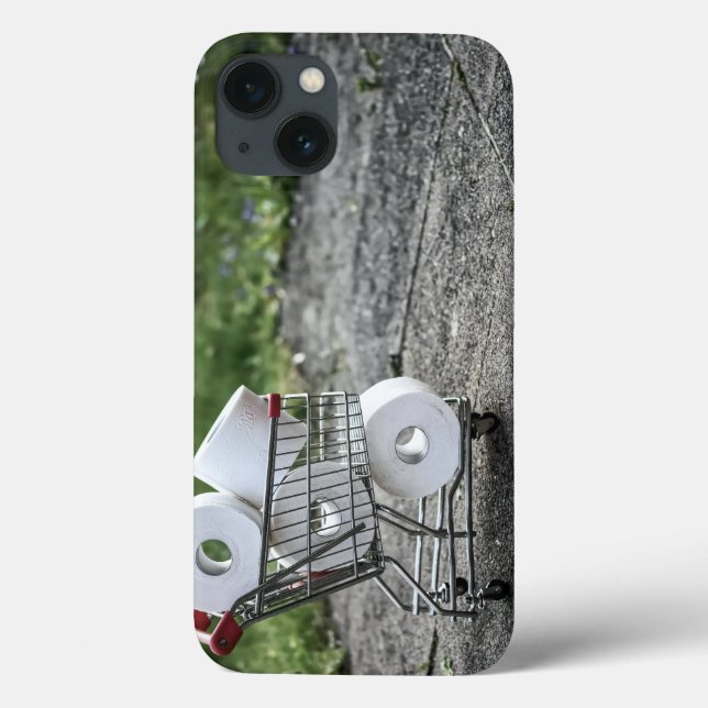 Covid Toilet Paper Shopping Case-Mate iPhone Case (Back)