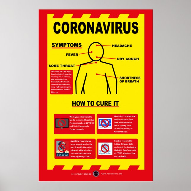 COVID - Treatments Poster (Front)