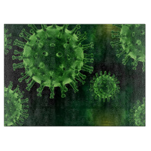 Covid Virus Pathogen Infection Cutting Board