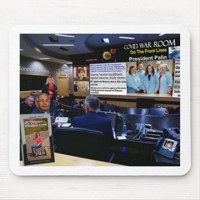 Covid. war room mouse pad (Front)