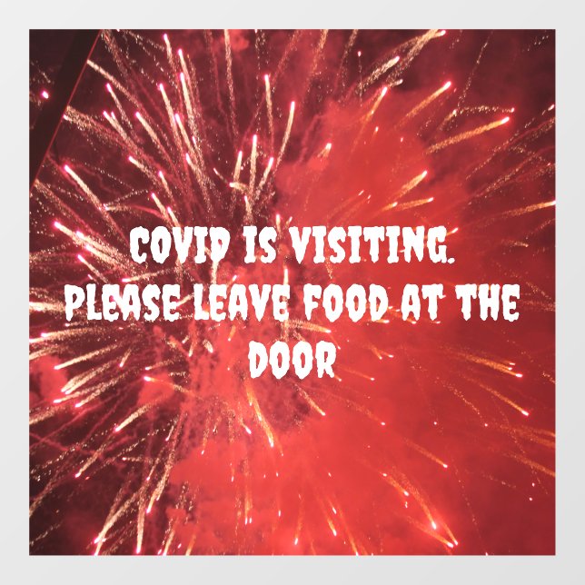 COVID window cling (Sheet)