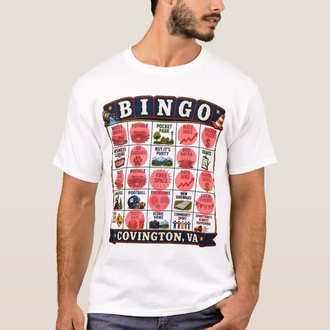 Covington Bingo T-Shirt (Front)