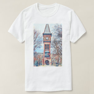 Covington, KY Goebel Park Clock Tower Painting T-Shirt
