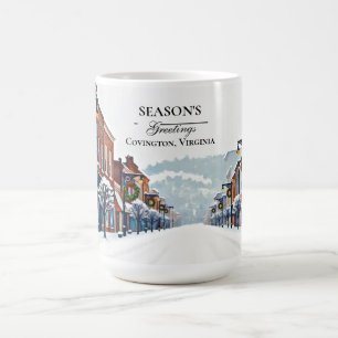 Covington, VA Winter Edition Season's Greeting  Coffee Mug