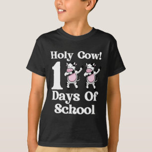 Cow 100 Days Of School 100th Day Smarter Dabbing C T-Shirt