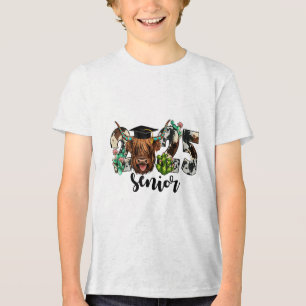 Cow 2025 Senior Cl Of 2025 Graduation 2025 _1 Tri-Blend Shirt