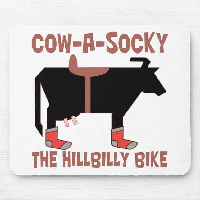Cow A Socky Mouse Pad (Front)