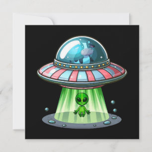 Cow Abducting Alien