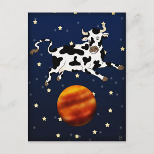 Cow Aims Higher, postcard
