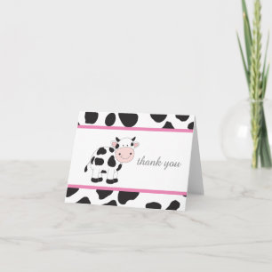 Cow All Occasions Thank You Note Cards