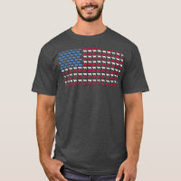 Cow American USA Flag Patriotic Farmer Cow Lover D