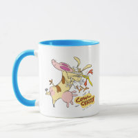 Cow and Chicken Hug Graphic