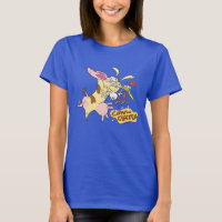 Cow and Chicken Hug Graphic