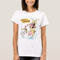 Cow and Chicken Laughing Graphic