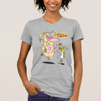 Cow and Chicken Running Graphic