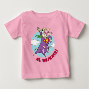 Cow and Chicken Super Cow Al Rescate! Baby T-Shirt