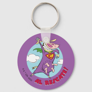 Cow and Chicken Super Cow Al Rescate! Key Ring