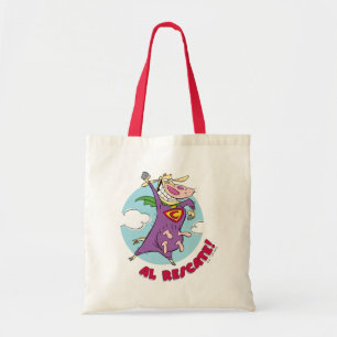 Cow and Chicken Super Cow Al Rescate! Tote Bag