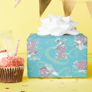 Cow and Chicken Super Cow Pattern Wrapping Paper