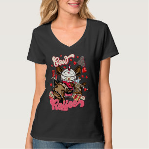 Cow And Coffee Valentine's Day For Cow  Coffee Cow T-Shirt