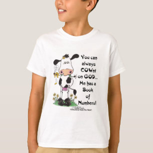 Cow and Ladybug COWnt on God T-Shirt