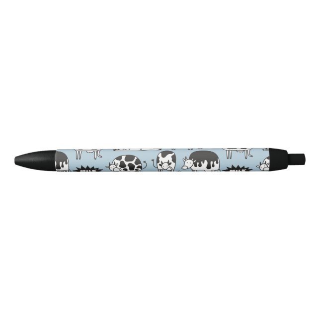 Cow and milk black ink pen (Front)