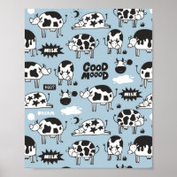 Cow and milk