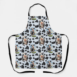 Cow Animal Pattern Design Apron
