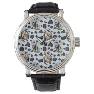 Cow Animal Pattern Design Watch