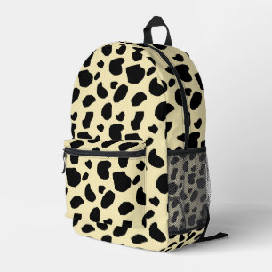 Cow Animal Skin Colour Pattern Design Printed Backpack