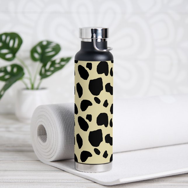 Cow Animal Skin Colour Pattern Design  Water Bottle (Yoga)