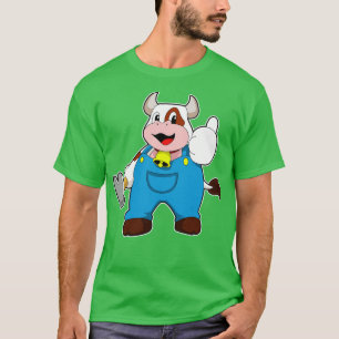 Cow as Craftsman with Hammer T-Shirt