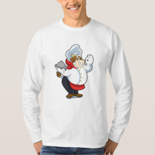 Cow as Waiter with Serving plate T-Shirt
