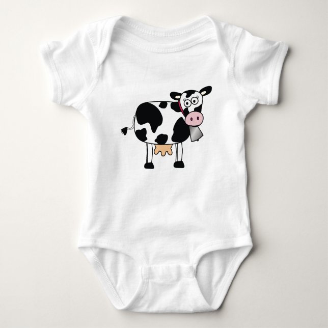 Cow-Baby Baby Bodysuit (Front)