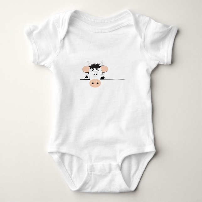 Cow Baby Bodysuit (Front)