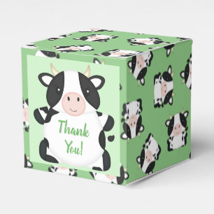 Cow Baby Shower Farm Favour Box