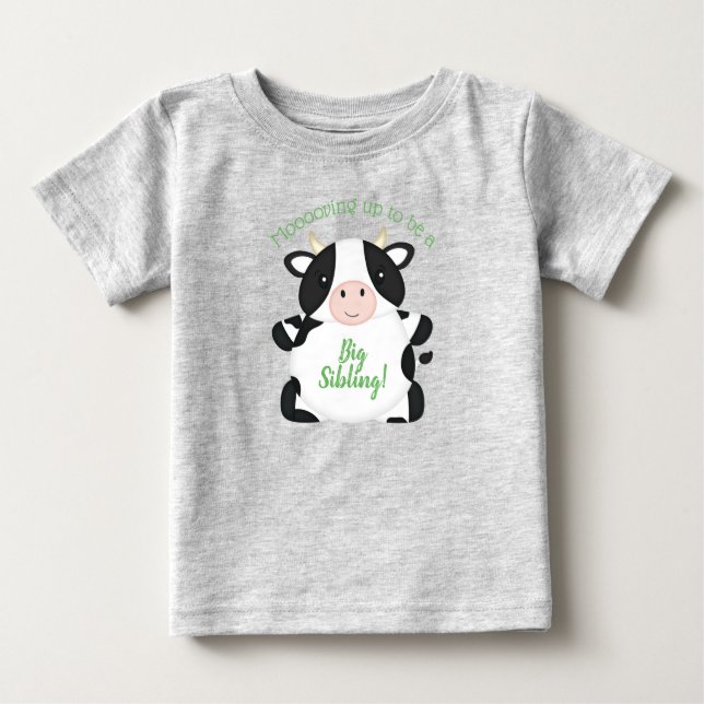 Cow Baby Shower Farm T-Shirt (Front)